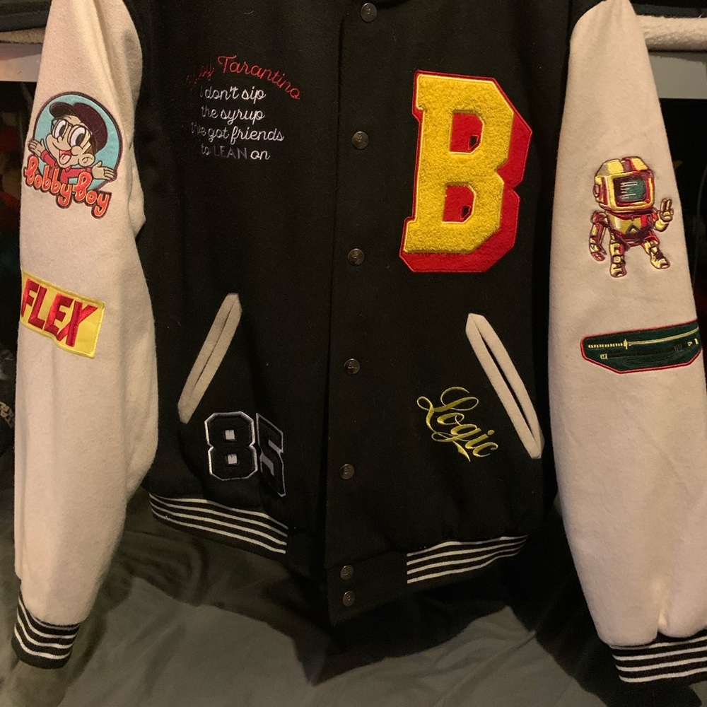 Logic Bobby Tarantino Leather men Jacket
